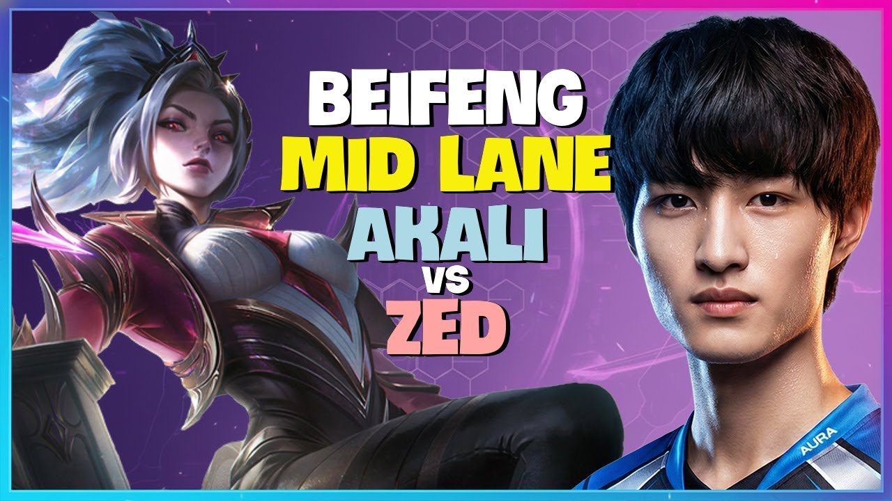 BeiFeng Shows Why Challenger Mid Laners Fear His Flawless Akali Mechanics Engsub