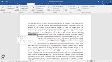 How To Insert a Citation Placeholder in Word