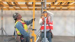 Forming Concrete Floors - Dokaflex S, flexible hand set formwork system for floor slabs