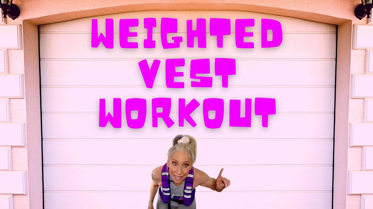 WEIGHTED VEST WORKOUT AT HOME OR IN THE GYM HIIT BODY SCULPTING
