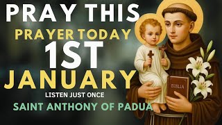 🙏ST ANTHONY OF PADUA : 2026 MIRACLE PRAYER FOR URGENT DIVINE HELP AND TOTAL RESTORATION : PRAY TODAY