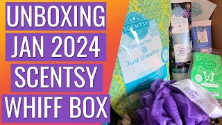 Scentsy Whiff Box January 2024 (Unboxing)