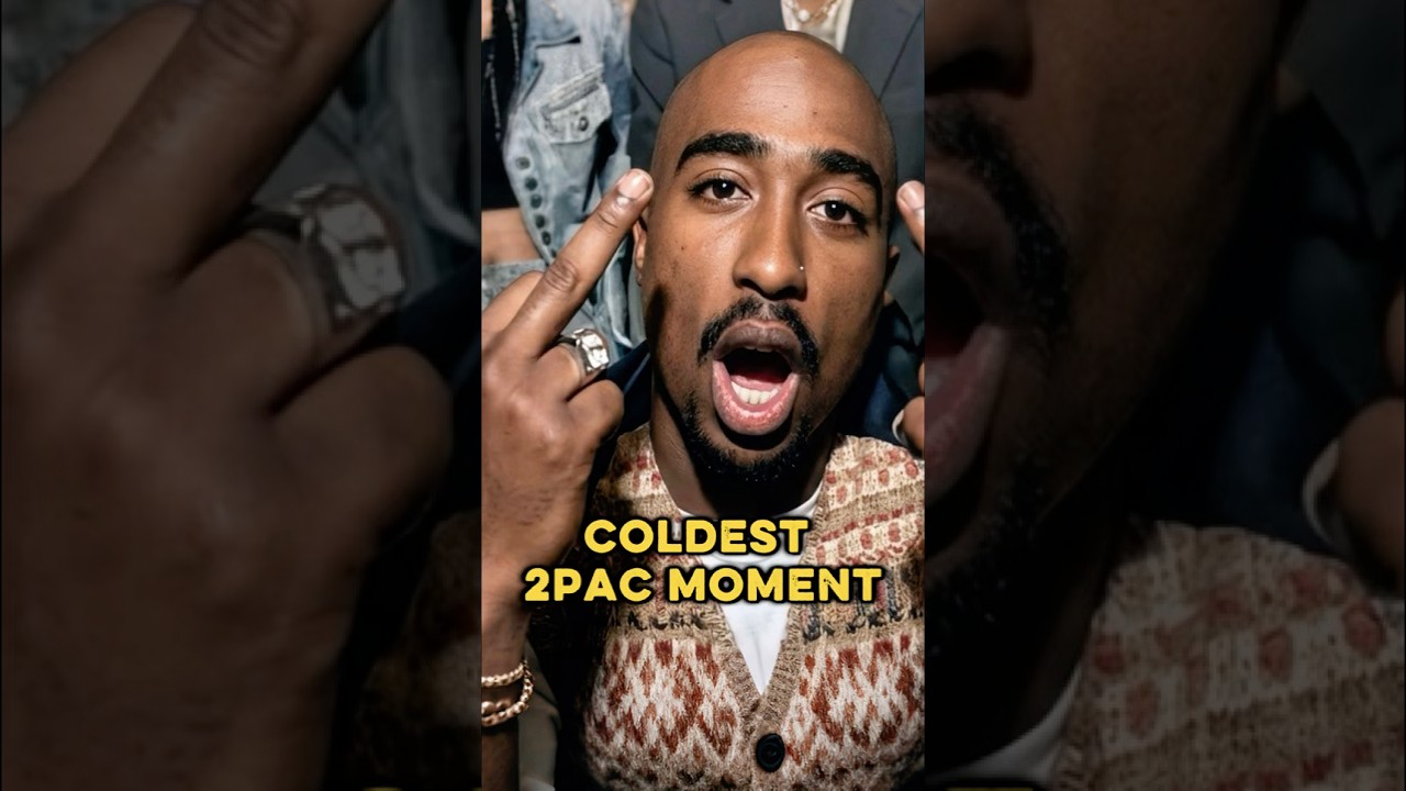 2Pac pulled up his bulletproof vest & said THIS 🐐 #2pac #hiphop #tupac #90s #westside #thuglife