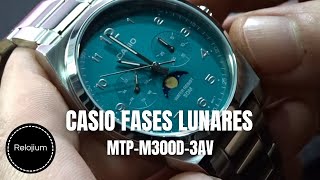 Casio y su moonphases de 100 dólares / MTP-M300D Fases lunares