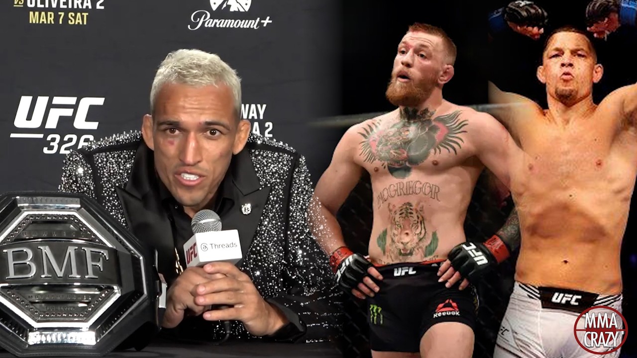 Charles Oliveira responds to Nate Diaz & Conor McGregor after UFC 326