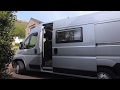 Camper Van Sliding Door Halfway Stop