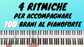 4 Ritmiche per Accompagnare più di 100 canzoni (Lezione Pianoforte) screenshot 2