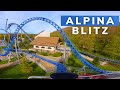 Alpina blitz on ride  nigloland  roller coaster pov