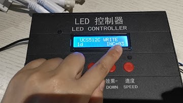 How to set address for RGBW DMX linear