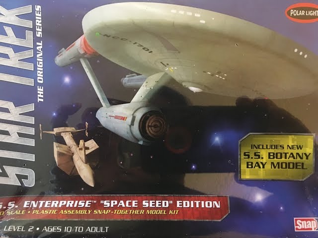 Polar Lights 1/1000 scale USS Enterprise Space Seed Edition