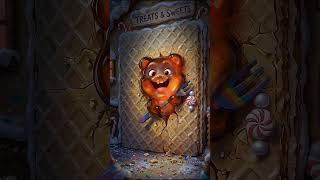 Here's Gummy! The least scary break-in😂 #theshining #shorts #gummybear #parody #animation #aiart