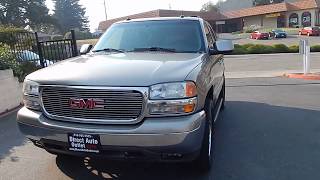 2003 GMC Yukon SLT 4X4 ONLY 93k original miles.  Video overview and walk aorund