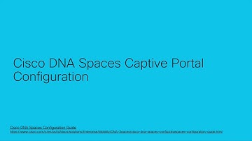 Configure a Captive Portal in Cisco DNA Spaces