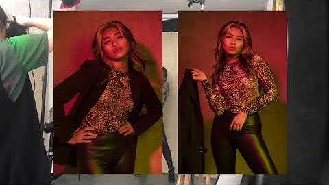 Clotstudio Hand Painted Canvas Backdrop - BTS Photoshoot with #clot140