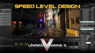 Cybertown Speed level Design | UE5