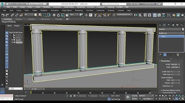 3dsmax Tutorials, Tutorial on Modeling an Architectural Pillar in 3dsmax