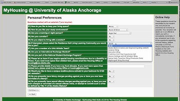 UAA Housing New Student Application Tutorial