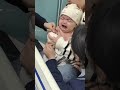 FUNNY BABY,  COOL, CALM, BUT . . . .  CRY   #happy, #needle, #brave, #cute, #family, #doctor