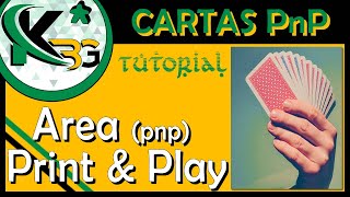 🎴 How to make PnP cards | Tutorial | ✂ Print and Play Area ✂
