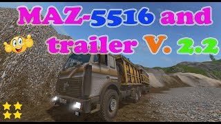 ["MAZ-5516 and trailer V 2.2", ":MAZ-5516 and traile", "MAZ-5516", "Mod Vorstellung Farming Simulator Ls17:MAZ-5516 and trailer", "Mod Vorstellung Farming Simulator Ls17:MAZ-5516"]