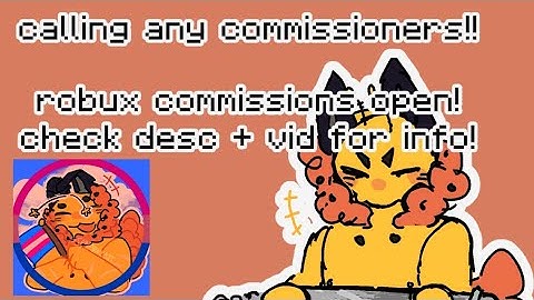 robux commissions open! check desc + video for more!