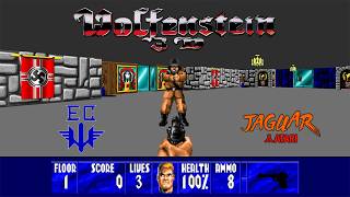 Jagwolf 3D: Play with the Atari Jaguar Graphics in ECwolf, Super Cool mod. Definite must play