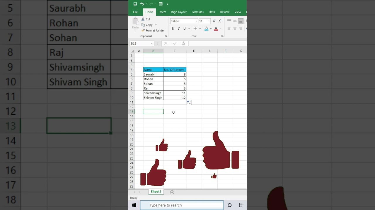 How To Calculate Number Of Letters In A Cell In Excel Excel Tips How To Calculate Number Of Letters In A Cell In Excel Excel Tips