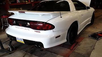 2001 Pontiac Trans Am WS6 dyno run