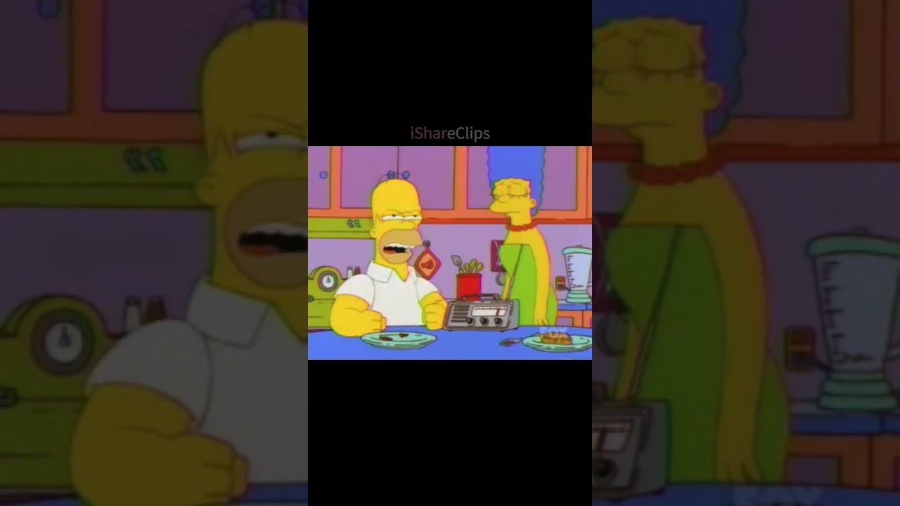 Classic Simpsons - Fat Tony Threatens Homer 