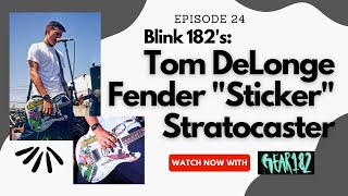 Blink 182's Tom DeLonge Fender "Sticker" Stratocaster