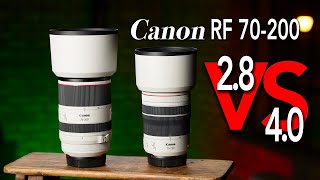 Review: Is the Canon EOS RF 70200mm f2.8 or f4.0 a better choice for R5 studio photographers?