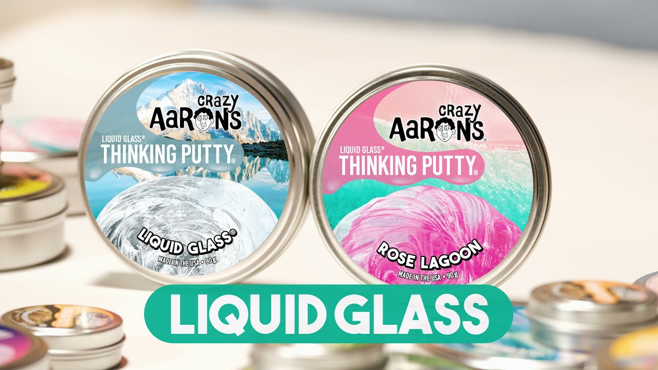 Liquid Glass Crystal Clear Thinking Putty