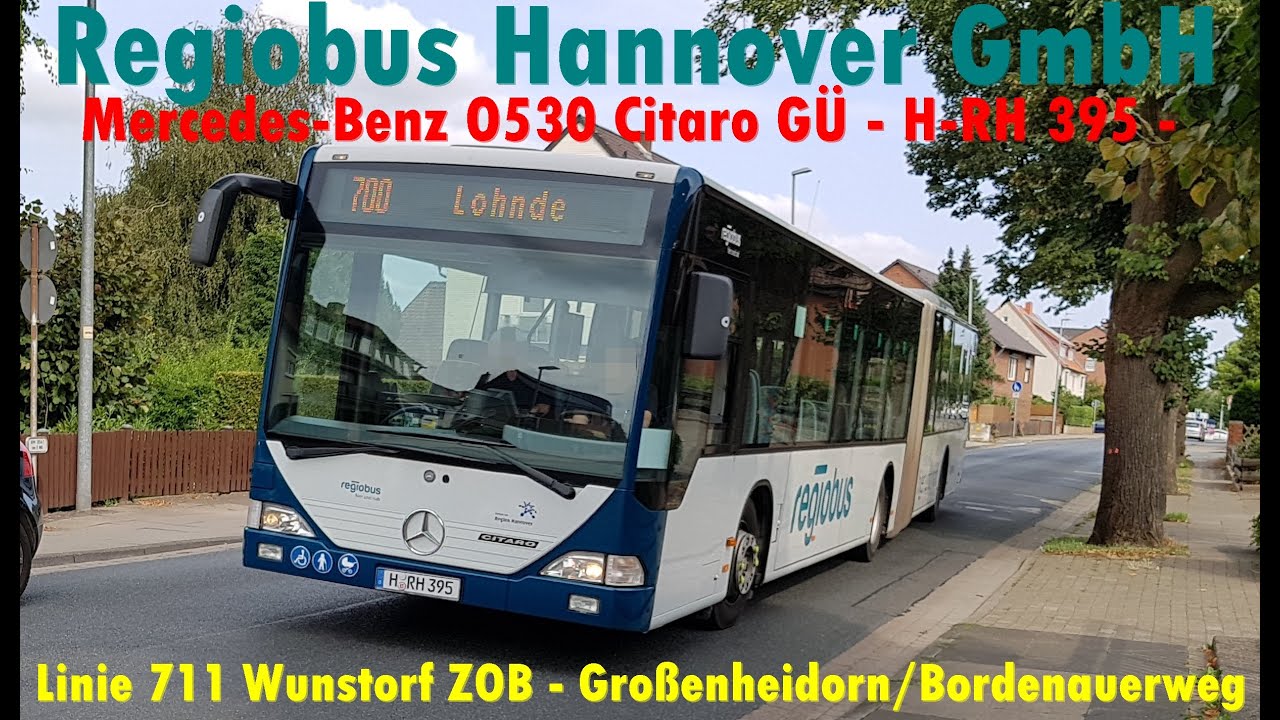 [Sound] Regiobus Hannover-Wagen 395 [Mercedes-Benz O530 Citaro GÜ] [2006] Voith