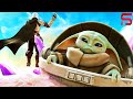 A DAY IN THE LIFE of BABY YODA... ( Fortnite )