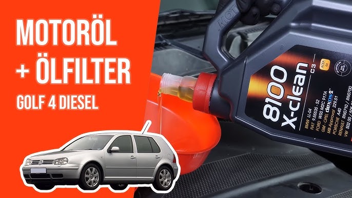 Wie GOLF 4 1.4 16V Motoröl und Ölfilter wechseln 🛢 