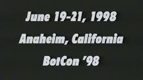 Transformers: BotCon 1998 The Official Highlights Video