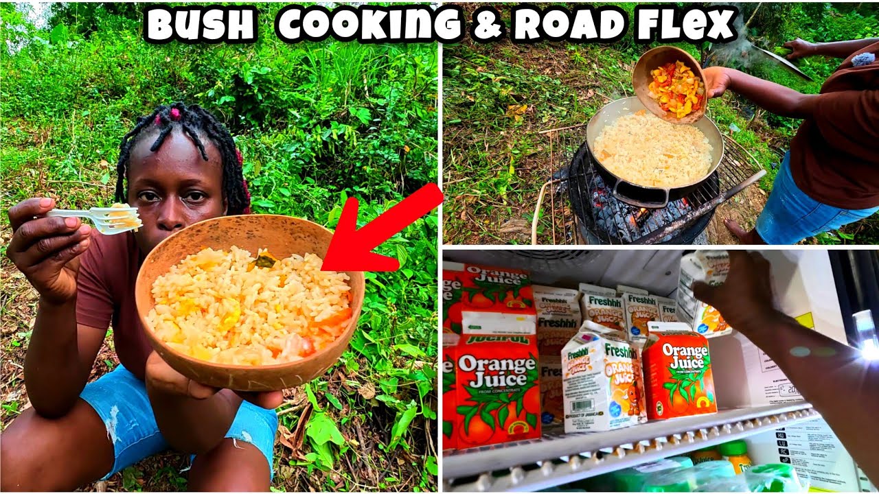 From Supermarket to Bush: Cooking Jamaican Ackee Seasoned Rice Outdoor