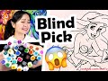 Blind Pick Coloring Disney's Little Mermaid | Mei Yu Art | Artist Coloring Childrens' Coloring Book