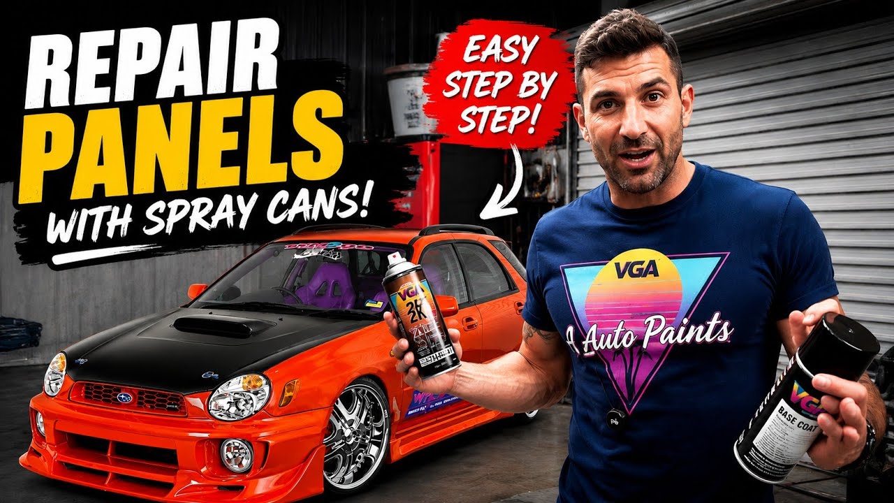 Repair panels like a PRO with spray cans. - YouTube