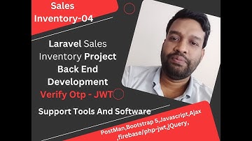 04.[Sales Inventory] Verify OTP JWT Password Reset Token |  Back End Development Laravel  Part- 4