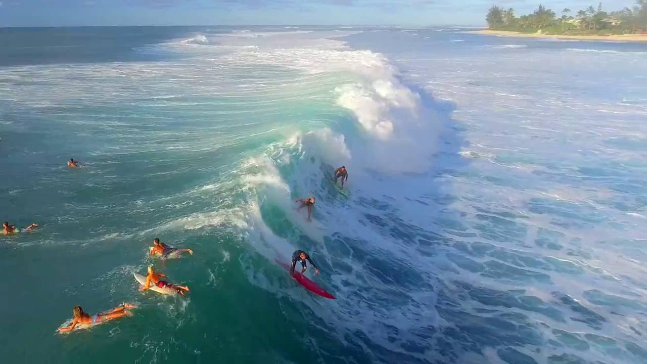 TWO of Hawaii's finest surf spots in 4K YouTube