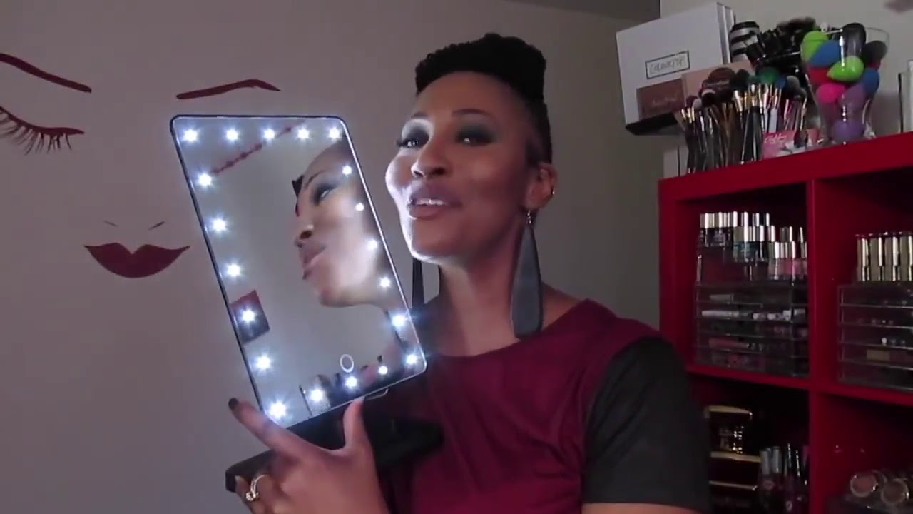 LED Touch Screen Makeup Mirror - YouTube