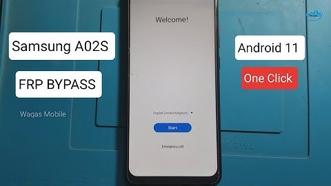 Samsung Galaxy A02S SM-A025F Android 11 FRP Reset Google Account Bypass by Waqas Mobile