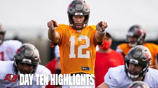 Bucs Training Camp Day Ten Highlights!