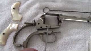 (2) -1877 COLT D.A. 41 CALIBER, DISSASEMBLED.