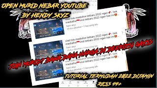 OPEN MURID NEBAR YOUTUBE!!! NEW METODE NEBAR! 1 HARI 27K VIEW😳 JOIN? CEK DESKRIPSI