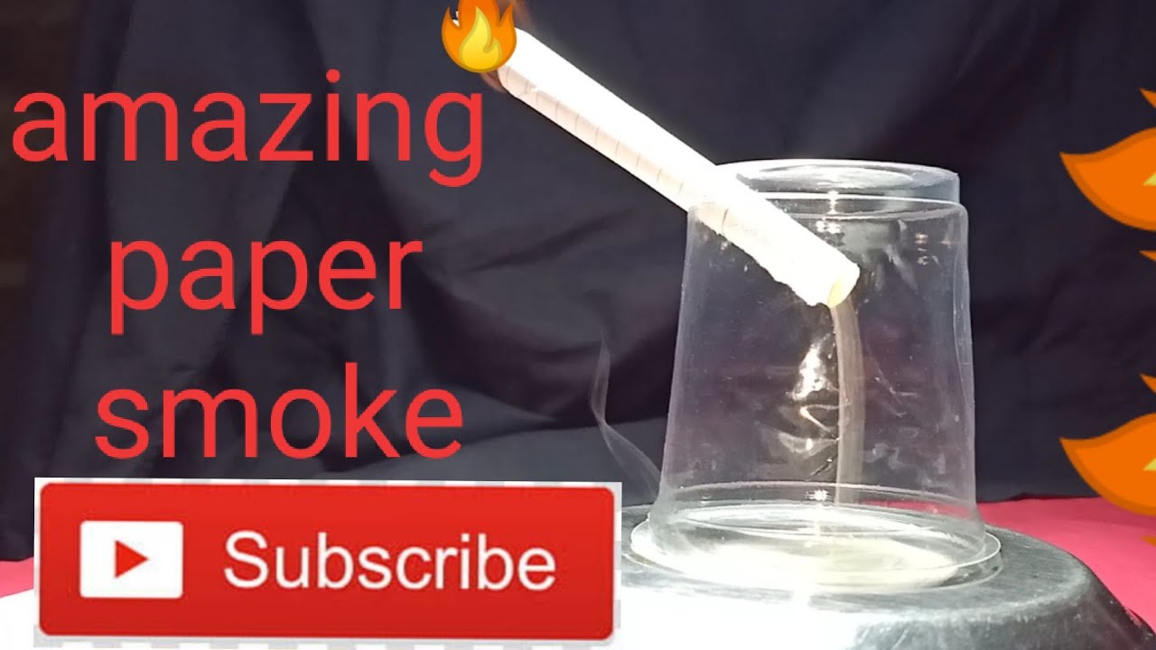🔥🔥Paper smoke amazing experiment🔥🔥 YouTube