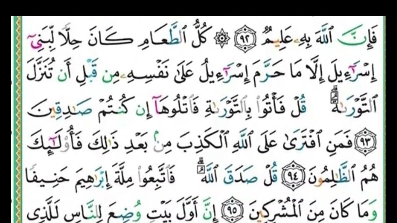 تكرار سورة ال عمران الصفحة  62   للحفظ الدكتور ايمن سويد