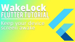 Flutter WakeLock |  Keep the device screen awake | 2020 screenshot 4