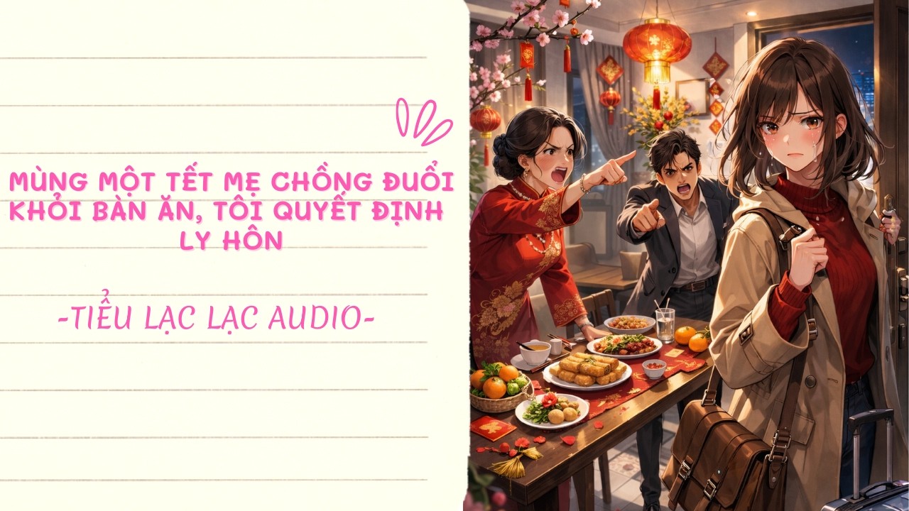[TRUYỆN AUDIO] MÙNG MỘT TẾT MẸ CHỒNG ĐUỔI KHỎI BÀN ĂN, TÔI QUYẾT ĐỊNH LY HÔN